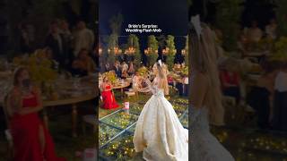 Who said brides can’t bust a move✨ Flash mob fun because this bride knows how to throw a party🪩💃🏼 [upl. by Thorvald]