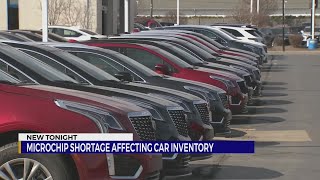 Car Inventory Impacted by Microchip Shortage [upl. by Chouest]