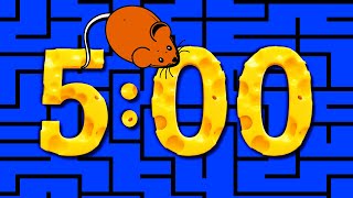 5 Minute Timer MOUSE MAZE 🐭 [upl. by Field966]