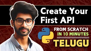 How to create API in Python in Telugu  Vamsi Bhavani [upl. by Ayalahs]