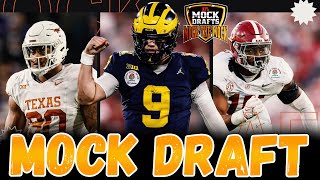 Dane Bruglers 2024 NFL Mock Draft w LOTS of Trades  Mock The Mock [upl. by Akoek]