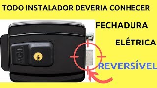 A FECHADURA ELÉTRICA que todo INSTALADOR deve conhecer [upl. by Upshaw]