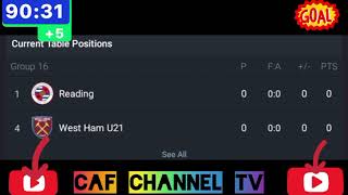 LIVEReading VS West Ham U21 England EFL Trophy 2024205 [upl. by Glaser]