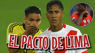 El día que Perú y Colombia arreglaron el empate para dejar a Chile afuera del mundial 2018 [upl. by Llenod]