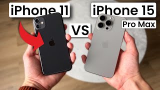 iPhone 15 Pro Max vs iPhone 11 Review  Time to Upgrade [upl. by Abisia877]