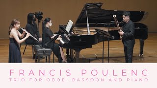 Francis PoulencTrio for Oboe BassoonampPiano [upl. by Atil]