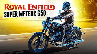 NOVA ROYAL ENFIELD SUPER METEOR 650 PREÇO CONSUMO PRÓS E CONTRAS E NOVO MOTOR  LANÇAMENTO Royal [upl. by Irahc]