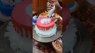 Barbie cake decoration Ajay cakechocolate Cake banane ka Sahi tarika cake​ shortsfeed​ trending​ [upl. by Frohman]