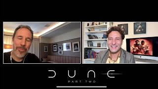 Interviewing Denis Villeneuve The Writer Director and Producer Behind Dune 2 [upl. by Ecinahc]