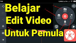 Cara Edit Video Youtube Untuk Pemula Di Android  Tutorial Cara Edit Video Di Kinemaster [upl. by Cotter]