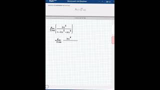 Grenzwert von Brüchen in MathWeb [upl. by Ardelis]