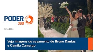 Veja imagens do casamento de Bruno Dantas e Camila Camargo [upl. by Dorothy]