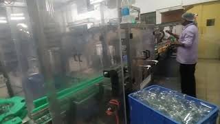 Glass Bottle washer Machine Milk line [upl. by Sebastiano]