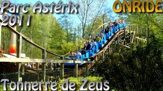 Parc Astérix le 9 Avril 2011  Tonnerre de Zeus [upl. by Bensen]