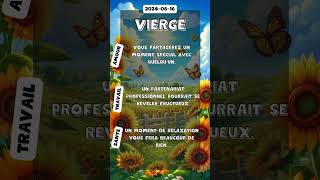 Horoscope Vierge 16 Juin 2024 [upl. by Ojyllek]