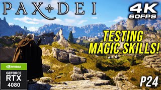 Pax Dei Testing Magic Skills RTX 4080 4K Solo Gameplay P24 [upl. by Marcello265]