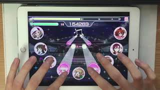 【スクフェス】 PSYCHIC FIRE AC譜面 MASTER FULL COMBO all N cardsHand Shot [upl. by Sonni]