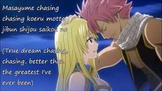 Fairy Tail opening 15 full version with lyrics [upl. by Jacobah]