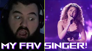 Singer reaction to LOREN ALLRED ON AGT FANTASY LEAGUE 2024  OVER THE RAINBOW [upl. by Notnek648]