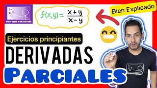 ✅DERIVADAS PARCIALES Ejercicios  𝘽𝙞𝙚𝙣 𝙀𝙭𝙥𝙡𝙞𝙘𝙖𝙙𝙤 100 😎​🫵​💯​Cálculo Multivariable [upl. by Milli]