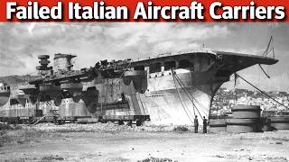 Failed Italian Aircraft Carriers From Aquila to Cruiser Carrier Hybrids [upl. by Neelloj]