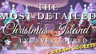 MY FINAL 5 STAR CHRISTMAS ISLAND TOUR OF 2020 😱  CHRISTMAS ISLAND ACNH CHRISTMAS ACNHDESIGN IDEAS [upl. by Oringas]