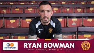 PRESS  Ryan Bowman pre Ross County [upl. by Blackington]