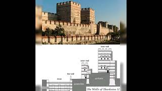 The Theodosian Walls the walls of Constantinople the strongest fortification of hum [upl. by Howlend]