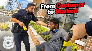 Cops Arrest Stalker Who Pretends to Be a Customer [upl. by Ilarrold621]