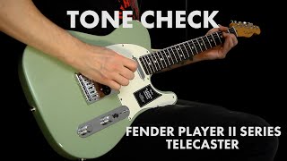 TONE CHECK Fender Player II Telecaster Demo  Cream City Music [upl. by Novek746]