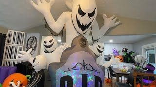 ReUpload Halloween Blow Up Display in March inflatables 🎃🌸🌷🎃 [upl. by Anerak26]