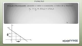 FUNÇÃO CRESCENTE DECRESCENTE E CONSTANTE  TEORIA  04 [upl. by Trella]