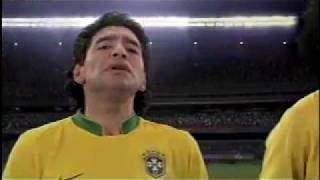 Maradonas Dream to play in Brazil Team [upl. by Monjo]