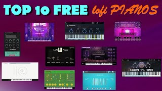 Top 10 FREE lofi Piano plugins in 2024 [upl. by Zednanreh]