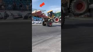 this driver stunts with his jcb shorts [upl. by Atiuqihs]