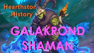 Hearthstone History Galakrond Shaman [upl. by Haberman90]