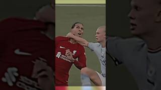 Haaland vs Van Dijk 🥶 shorts [upl. by Refotsirhc]