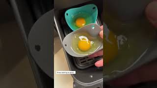 Egg air fryer trusttheprocess cooking eggrecipe followforfollowback viralshorts [upl. by Pavier]