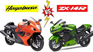 ZX14R vs Hayabusa You Wont Believe Whos Actually Better [upl. by Ahsille389]