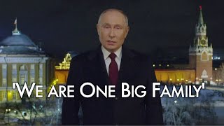 We are together The most reliable guarantee of the future of Russia Putins New Year message [upl. by Atinihs]