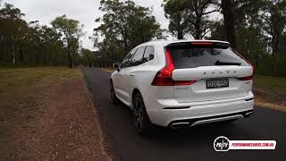 2018 Volvo XC60 T8 hybrid 0100kmh amp engine sound [upl. by Ynar]