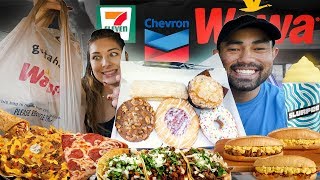 Eating ONLY GAS STATION food for 24 hours [upl. by Erdrich]