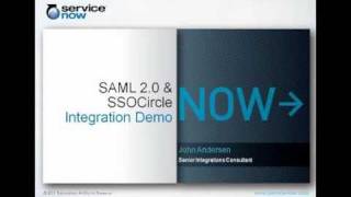 Configuring SAML 20 with ServiceNow [upl. by Tarton670]