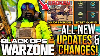 Black Ops 6 New BROKEN UPDATE PATCH NOTES All SECRET CHANGES Major FIXES amp More WARZONE Update [upl. by Anawed]