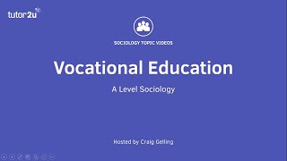 Vocational Education [upl. by Ellenwahs]