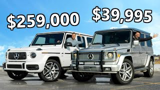 2020 MercedesAMG G63 vs The Cheapest AMG GClass You Can Buy [upl. by Smitt]