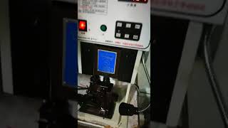 How to use terminal crimping machine and adjust crimp die [upl. by Ayim]