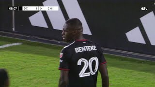 Goal Christian Bentekes Classy Finish and LeBron James Celebration [upl. by Hamitaf]