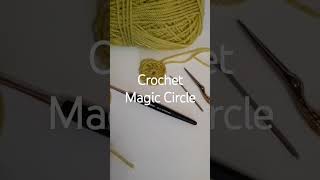 Crochet Magic CircleRing Full tutorial on my channel crochet Magic Circle crocheting [upl. by Acnalb]