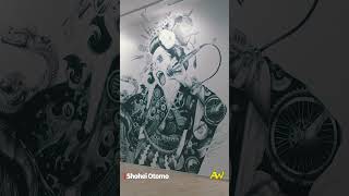 Drawings with ballpoint pens Shohei Otomo [upl. by Kirwin]